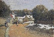 Alfred Sisley Early Snow at Louveciennes, Spain oil painting artist